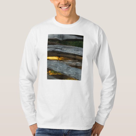 Splitsen van Abstract spoor T-shirt (Voorkant)