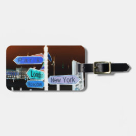 Splitsen van de hoogste bestemming bagagelabel