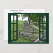 Splitsen van het Briefkaart Schilderachtig rails (Voorkant / Achterkant)