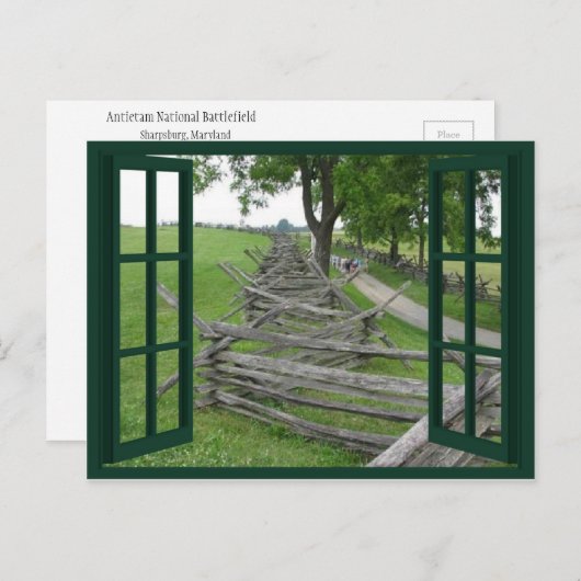 Splitsen van het Briefkaart Schilderachtig rails (Voorkant / Achterkant)