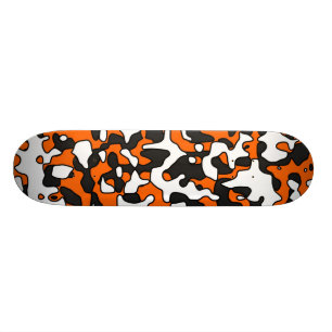 Splitsen van Oranje Camo Deck Skateboard