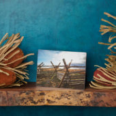 Splitsen van spooromheining bij Gettysburg Fotoplaat (Zijkant)