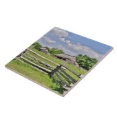 Splitsen van spooromheining en schuur tegeltje (Zijkant)