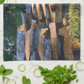 Splitsen van spoorstaafkop theedoek (Gevouwen)