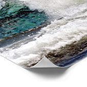 Splitsen van water in het zee, poster (Hoek)