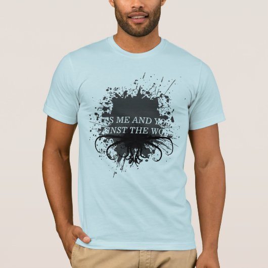 Splitser op lichte Mannen - Gepersonaliseerd T-shirt (Voorkant)