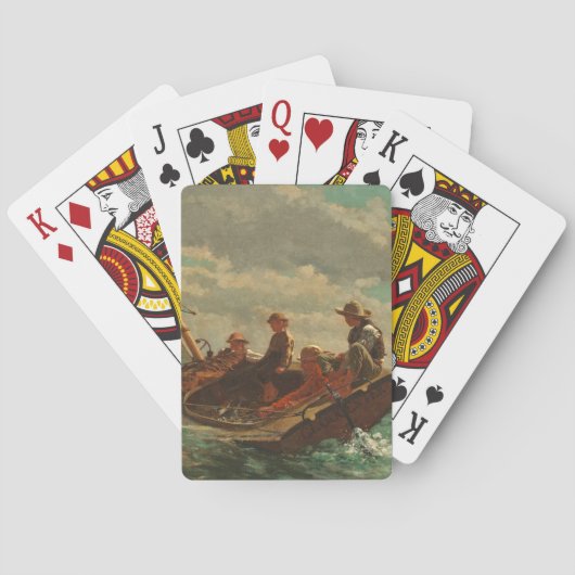 Splitsing (Fair Wind) 1873-76 Speelkaarten (Achterkant)
