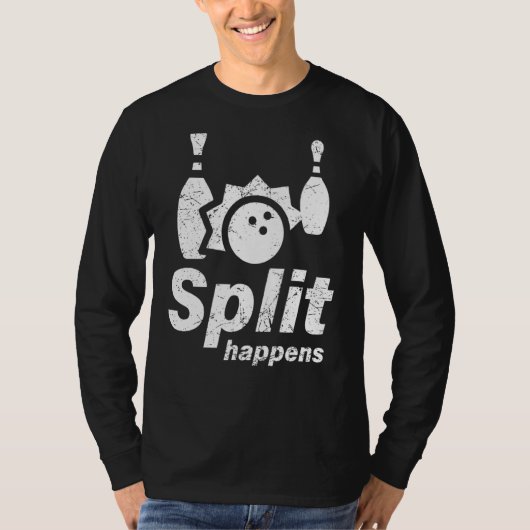 Splitsing gebeurt grappig als het gaat om ideeën t-shirt (Voorkant)