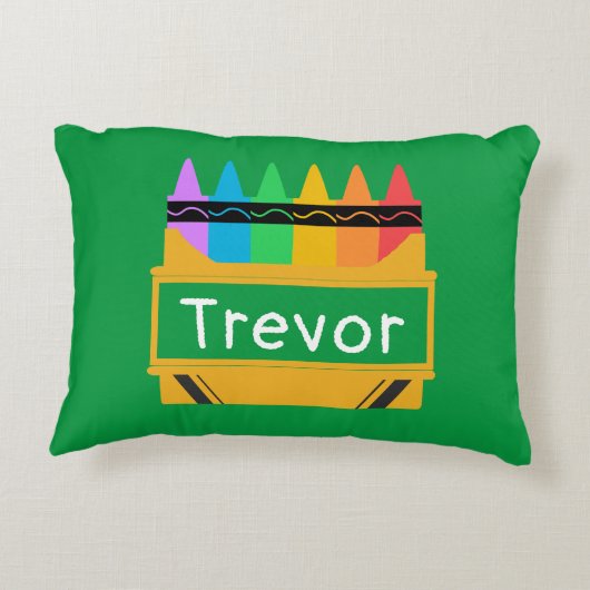 Splitst Crayon Box Speciaal Kinder Accent Kussen (Achterkant)
