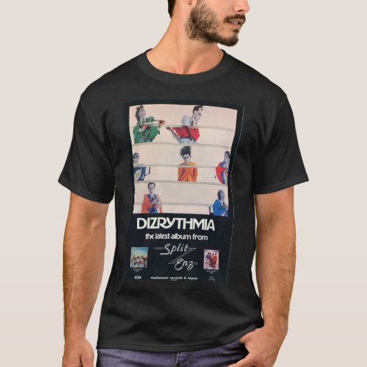 Splitst Enz Dizrythmia PosterSticker V-Neck T-Shir T-shirt (Voorkant)