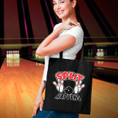 Splitst gebeurt grappig Bowling Fan Canvas tas