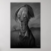 Splitst gezicht poster (Voorkant)