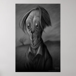 Splitst gezicht poster