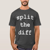 Splitst het Diff T-shirt (Voorkant)