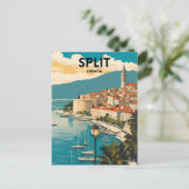 Splitst Kroatië Briefkaart (Staand voorkant)