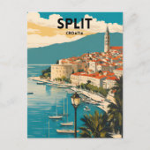 Splitst Kroatië Briefkaart (Voorkant)