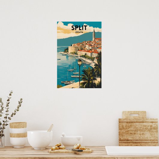 Splitst Kroatië Poster (Keuken)
