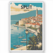 Splitst Kroatië Sticker (Voorkant)