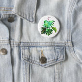 Splitst Leaf Ronde Button 5,7 Cm (In situ)
