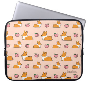 Sploot Corgi Laptop Hoesje Laptop Sleeve