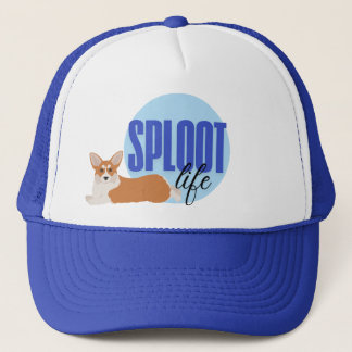 Sploot Life Corgi Dog Funny Blue Pet