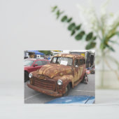 Splotchy Rusted Truck Briefkaart (Staand voorkant)