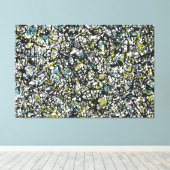 SPLT_001, Actie Splatter Schilderen Canvas Afdruk (Insitu (Houten vloer))