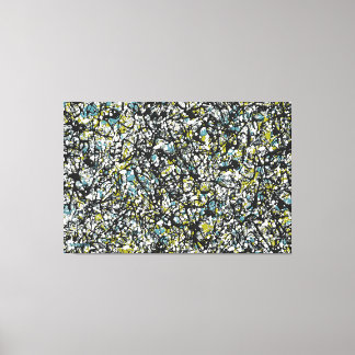 SPLT_001, Actie Splatter Schilderen Canvas Afdruk