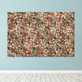 SPLT_24_005, Actie Splatter Schilderen Canvas Afdruk (Insitu (Houten vloer))