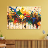 SPLT_25_0005, Actie Schilderen Canvas Afdrukken (Insitu (Woonkamer))