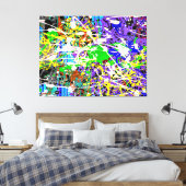 SPLTR DE MUNDO_04 - Actie Schilderen - Canvas Prin (Insitu (Slaapkamer))