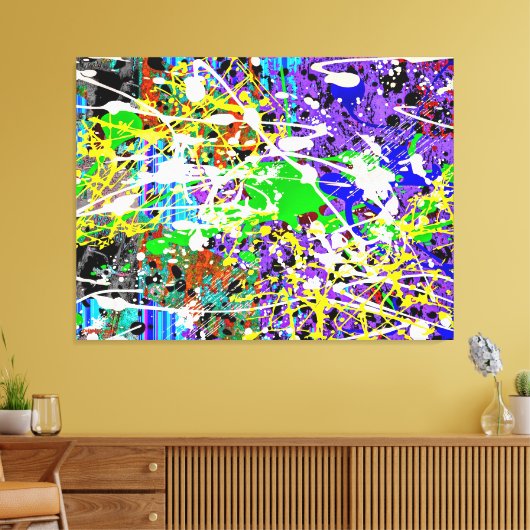 SPLTR DE MUNDO_04 - Actie Schilderen - Canvas Prin (Insitu (Woonkamer))