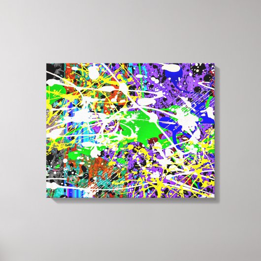 SPLTR DE MUNDO_04 - Actie Schilderen - Canvas Prin Afdruk (Voorkant)