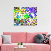 SPLTR DE MUNDO_04 - Actie Schilderen - Canvas Prin Afdruk (Insitu (Woonkamer))