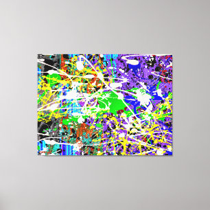 SPLTR DE MUNDO_04 - Actie Schilderen - Canvas Prin Afdruk