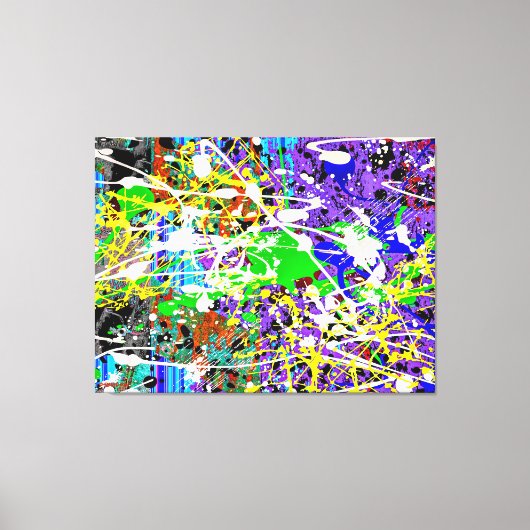 SPLTR DE MUNDO_04 - Actie Schilderen - Canvas Prin Afdruk (Voorkant)