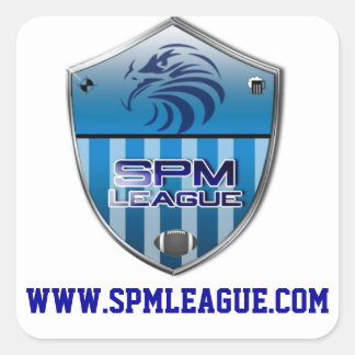 SPM-STICKER VIERKANTE STICKER