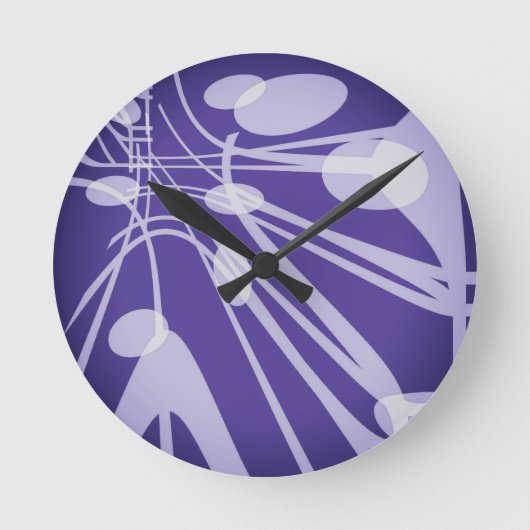 SPNP_8" Round Acrylic Wall Clock Ronde Klok (Voorkant)