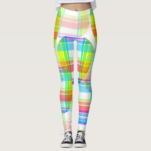 SPNP_Check printed Leggings (Voorkant)