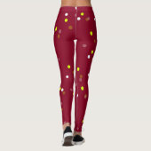 SPNP_Doted_Printed Leggings voor vrouwen (Achterkant)