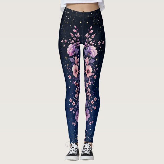 SPNP_Floral_Leggings Leggings (Voorkant)
