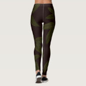 SPNP_Green_Leaves_Leggings Leggings (Achterkant)