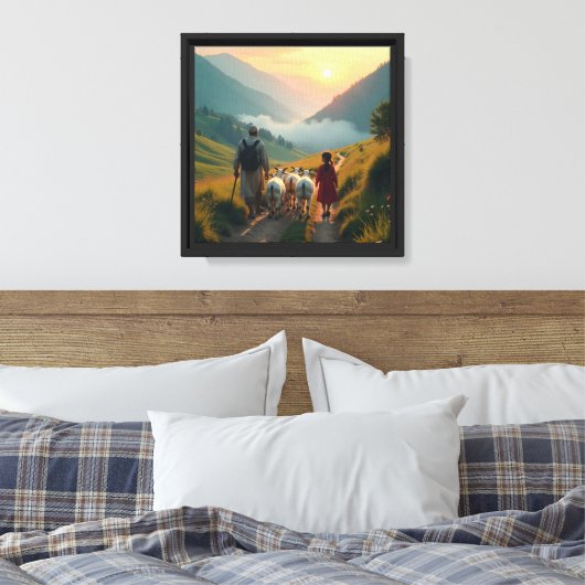 SPNP_Premium Gewikkeld Canvas Afdruk (Insitu (Slaapkamer))