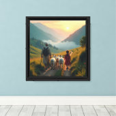 SPNP_Premium Gewikkeld Canvas Afdruk (Insitu (Houten vloer))