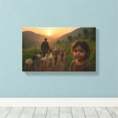 SPNP_Premium Omwikkelde Canvas Afdruk (Insitu (Houten vloer))