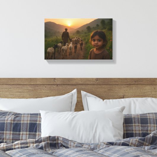 SPNP_Premium Omwikkelde Canvas Afdruk (Insitu (Slaapkamer))
