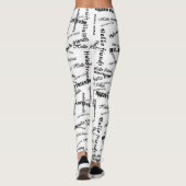 SPNP_ Text printed leggings (Achterkant)