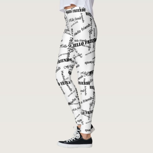 SPNP_ Text printed leggings (Links)