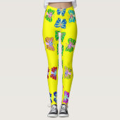 SPNP_Yellow Butterfly Leggings (Voorkant)