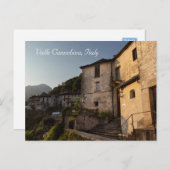 Spoccia Sunset, Valle Cannobina, Italië Briefkaart (Voorkant / Achterkant)